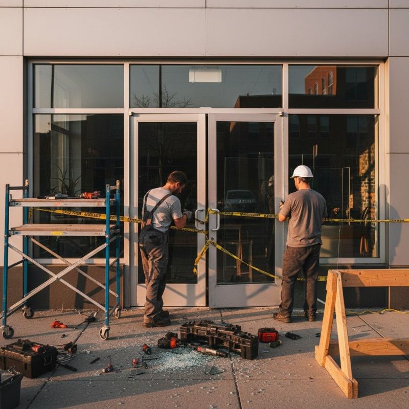 Commercial Glass Door Repair