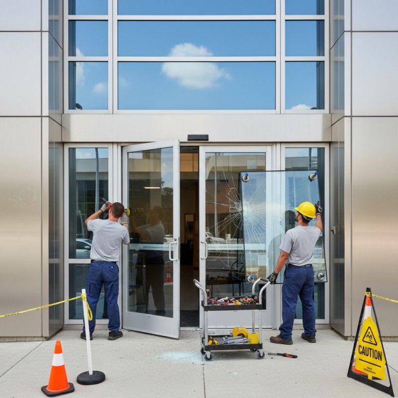 Commercial Glass Door Repair