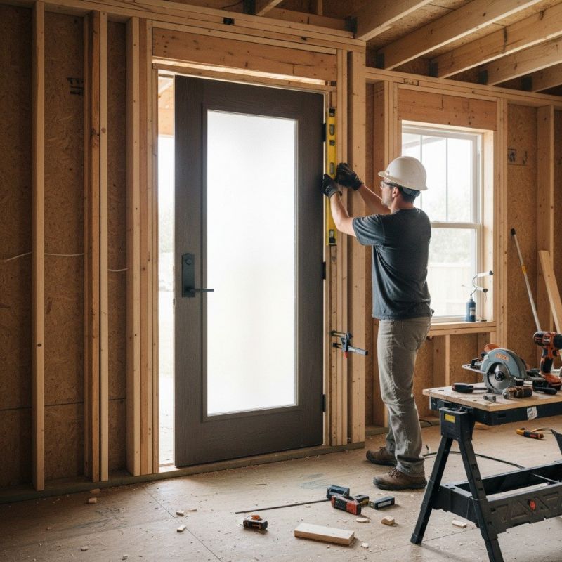 Fiberglass Door Installation