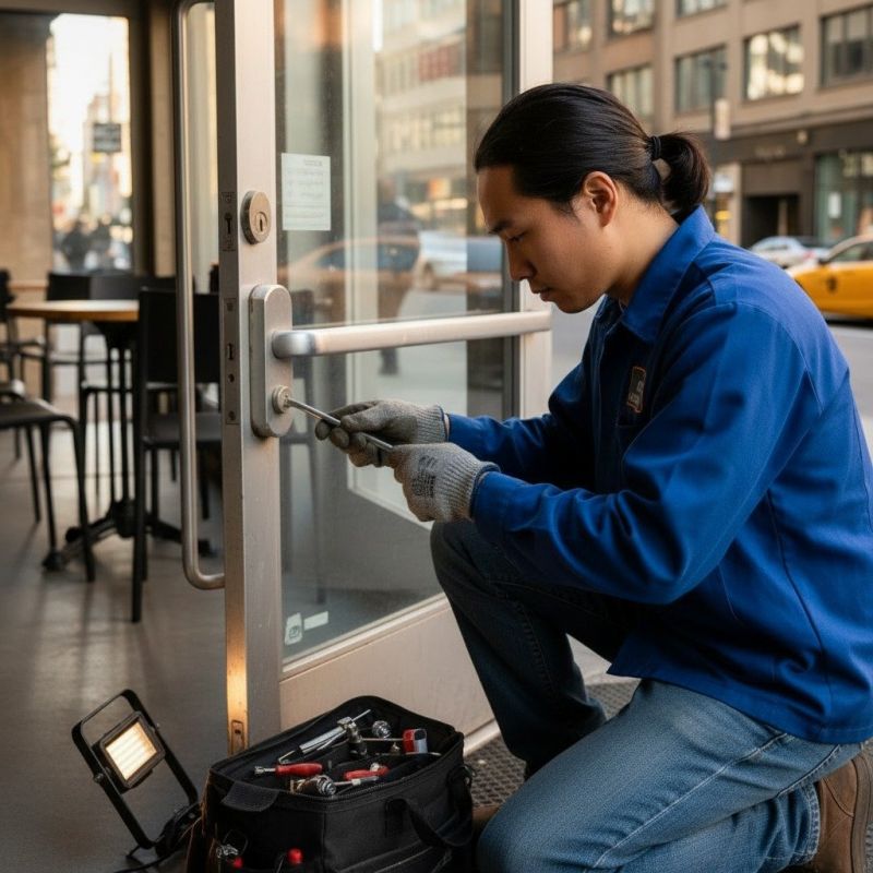 Metal Entrance Door Repair
